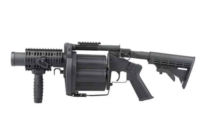 Replica of ICS-190 MGL revolver grenade launcher