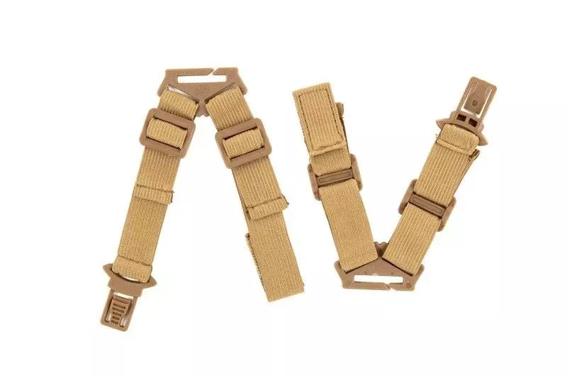 Buckle Set for Helmet Masks - Tan