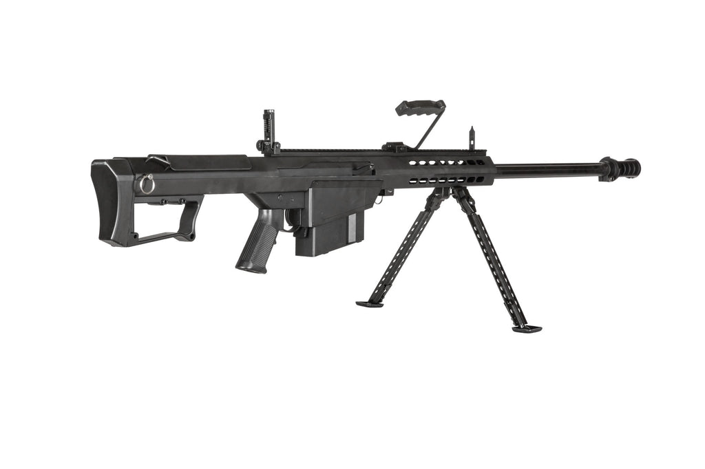 Rifle replica Barrett® M107-S with bipod - Black