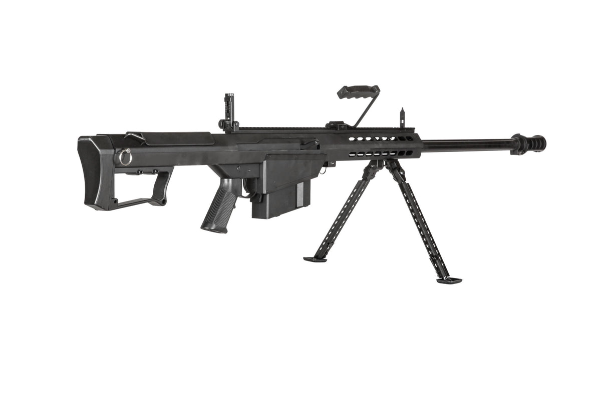 Rifle replica Barrett® M107-S with bipod - Black