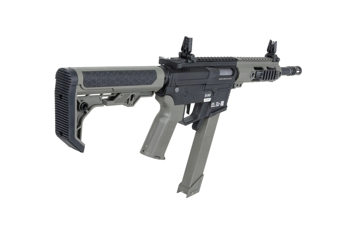 Specna Arms M4/AR15 SA-FX01 FLEX Gen.2 9" AEG Assault Rifle – Olive Green