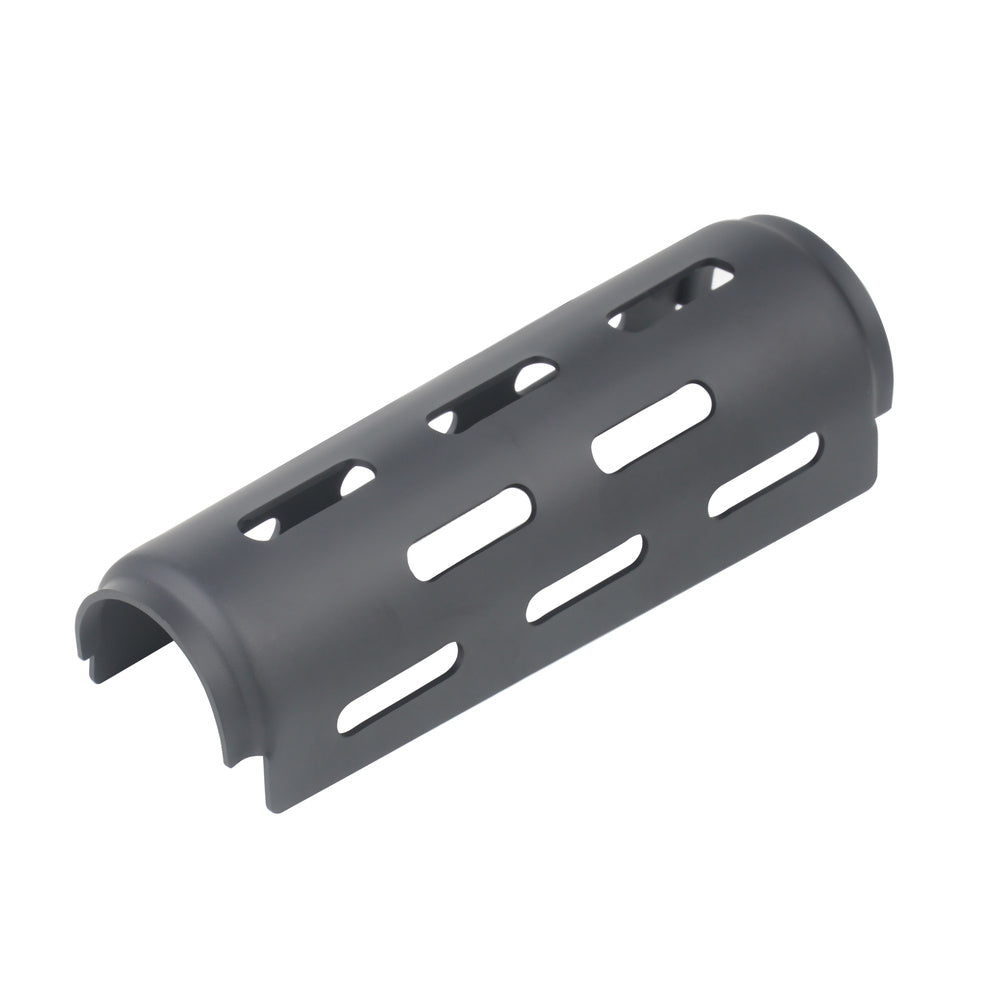 FTCS - Gas Tube Cover - Oblong Holes - AK - Cerakote - Black - Nr. 30
