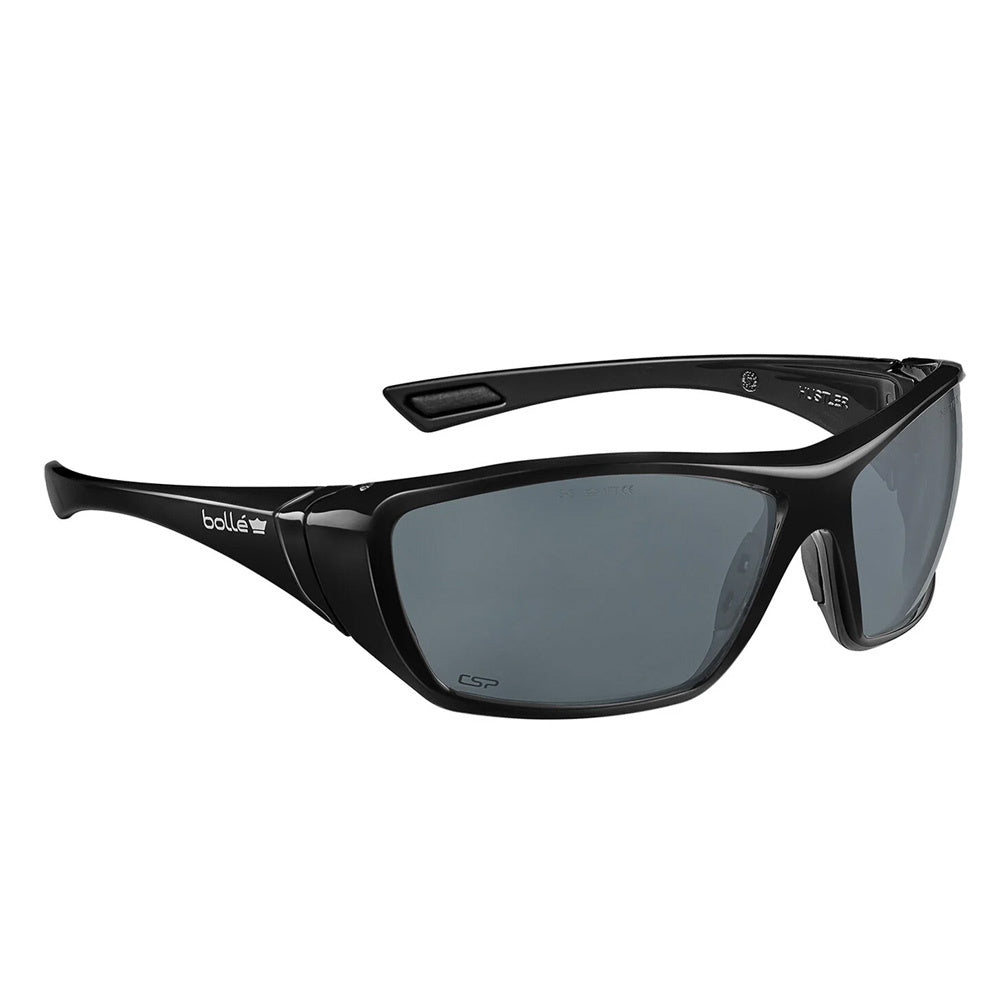 Bolle Safety - Safety Glasses Hustler - EN 166 FT - Platinum Lite - Smoke - HUSTLN20E