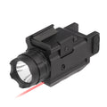 VipeRay - Tactical Flashlight with Laser for Pistols Doublecross Compact - Combo - Black - SCRL-05