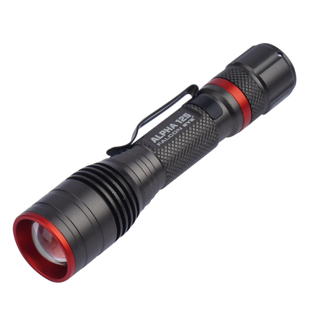 Falcon Eye - Handheld Flashlight Alpha 125 - Strobe - Focus - 125 lm - Black - FHH0120