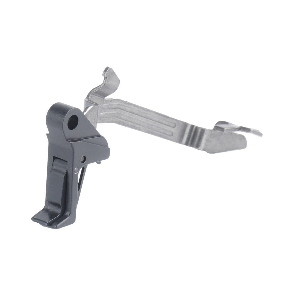 CMC Triggers - Drop-in Trigger for Glock G17/G19/G19X/G26/G34/G45 9 mm Gen5 - Flat - Black - 71702