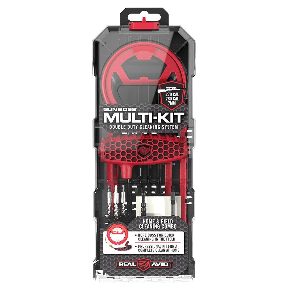 Real Avid - Gun Cleaning Tool Kit Gun Boss Multi-Kit - .270/.280/7 mm - AVGBMK270