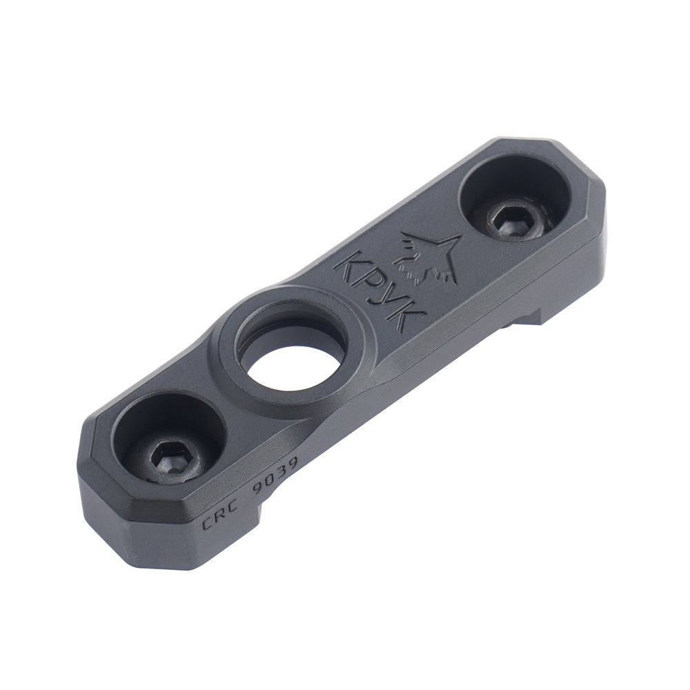 Kruk - QD Socket for Tactical Suspension on M-LOK Rail - Aluminum - Armor Black - CRC9039