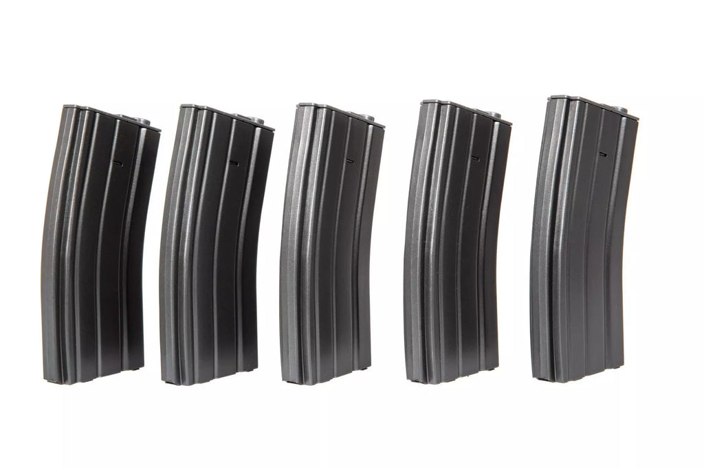 Set of 5 Real-Cap 30 BB M4/M16 Magazine - Grey