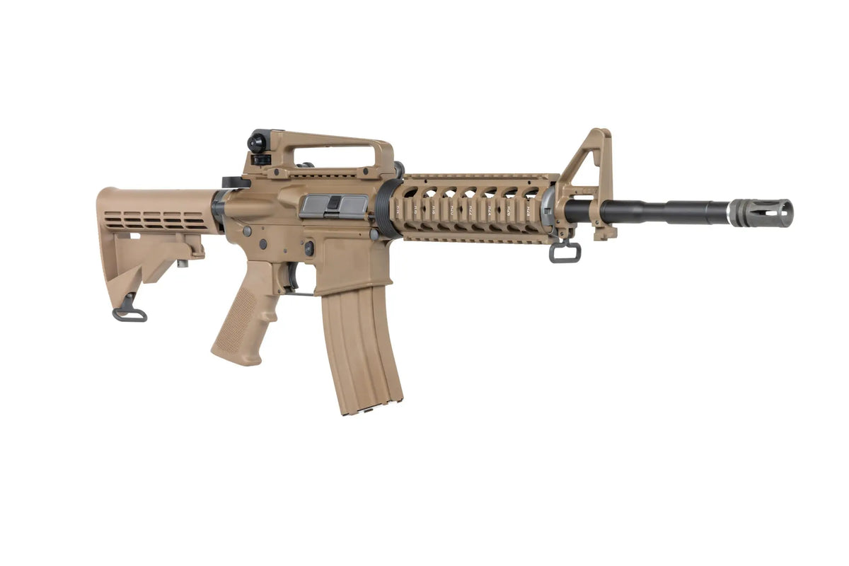 WE M4 RIS R-M001 GBBR Gen. 3 Tan airsoft Carbine