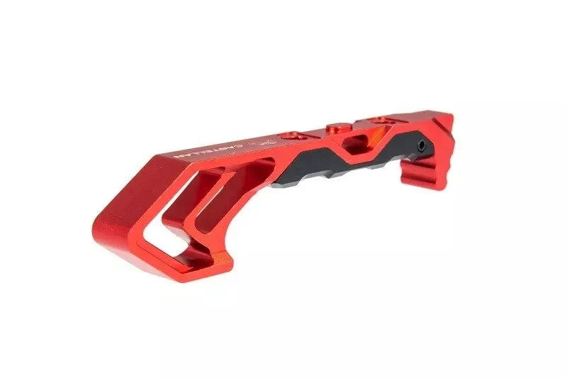 AS-M4 KEYMOD/M-LOK Angled Forward Grip – Red