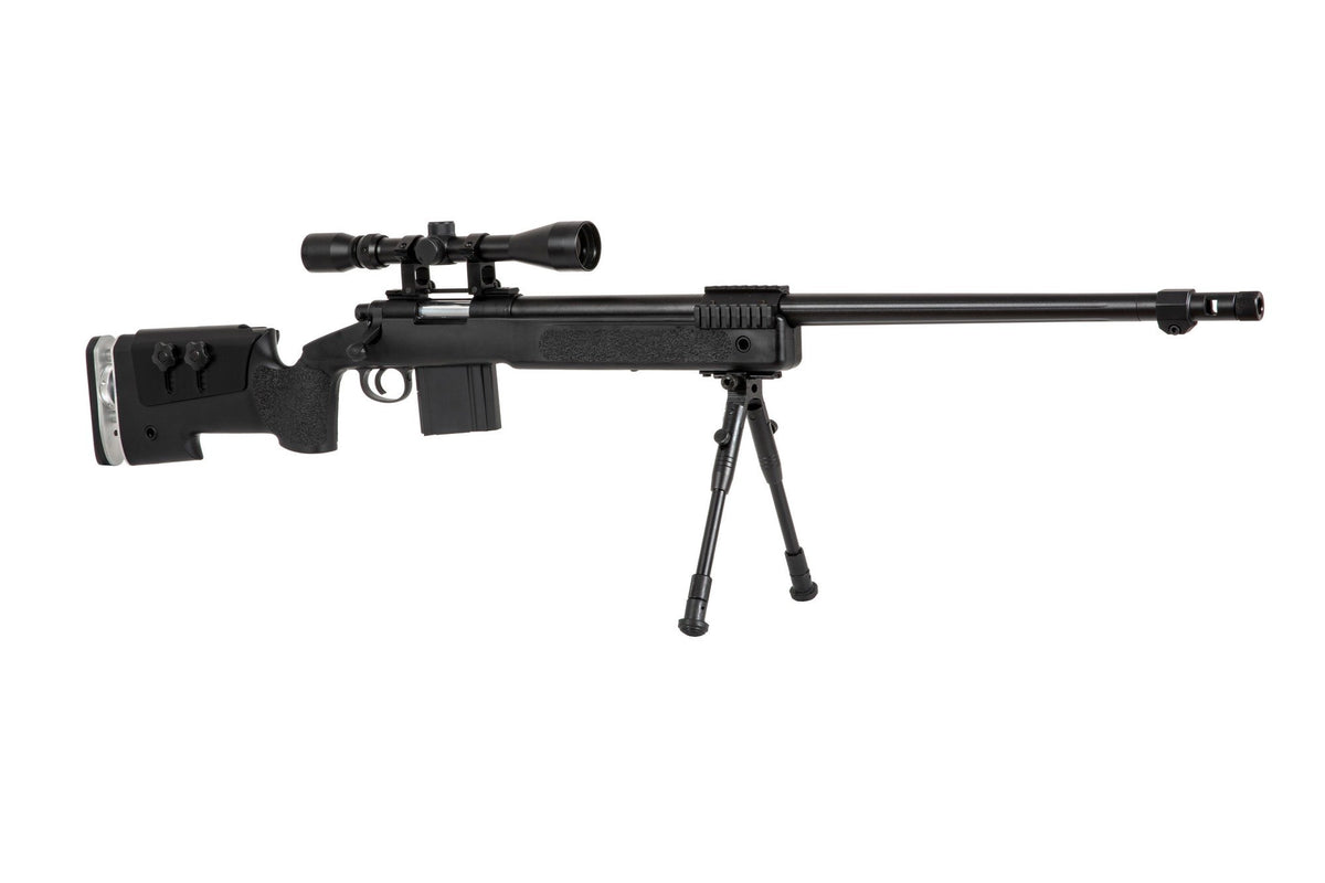 MB4417D Sniper Rifle Replica with Scope and Bipod