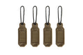 Set of personalized tags - tan