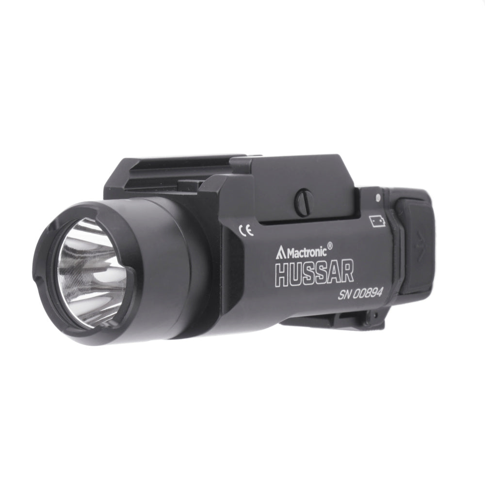 Mactronic - Tactical Pistol Flashlight Hussar - 14985 cd - Black - THG0010