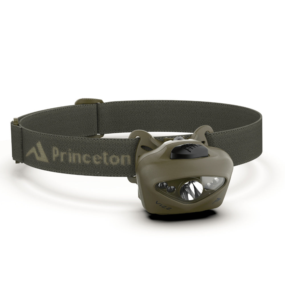 Princeton Tec - Tactical Headlamp Vizz 550 RGB MPLS - 550 lm - Olive Drab - VIZZ23-RGB-MPLS-OD