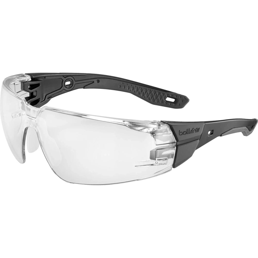 Bolle Safety - Safety Glasses RUSH+ 2.0 - EN ISO 16321-1 - Platinum - Transparent - RUSPMN10E