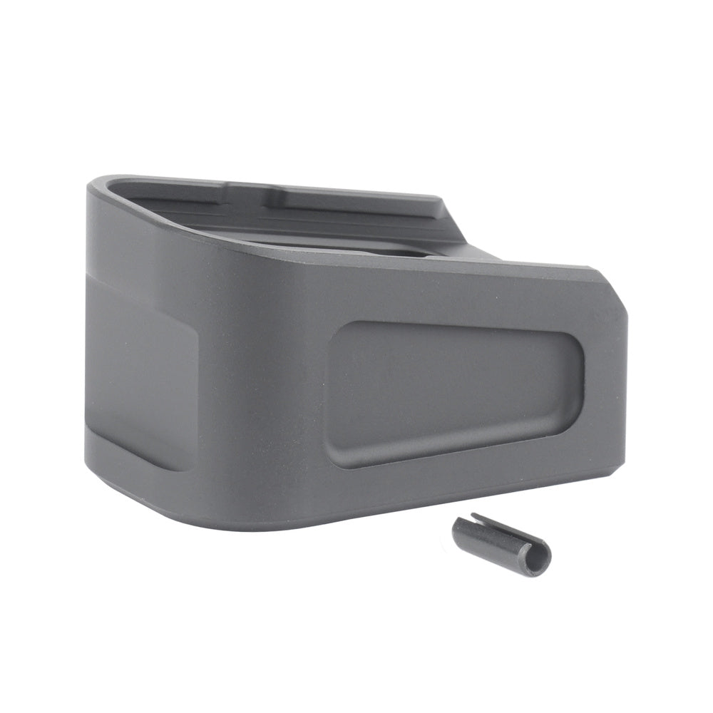 FTCS - Enlarged Magazine Foot for Glock 19 - +3 rounds - Graphite Black H-146 - FTCS Nr. 37