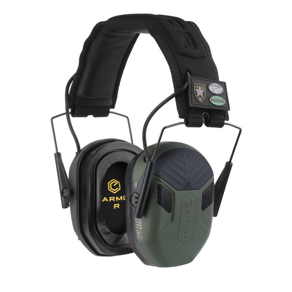 Earmor - Active Hearing Protectors M300X - IPSC Licensed - Foliage Green - M300X-FG