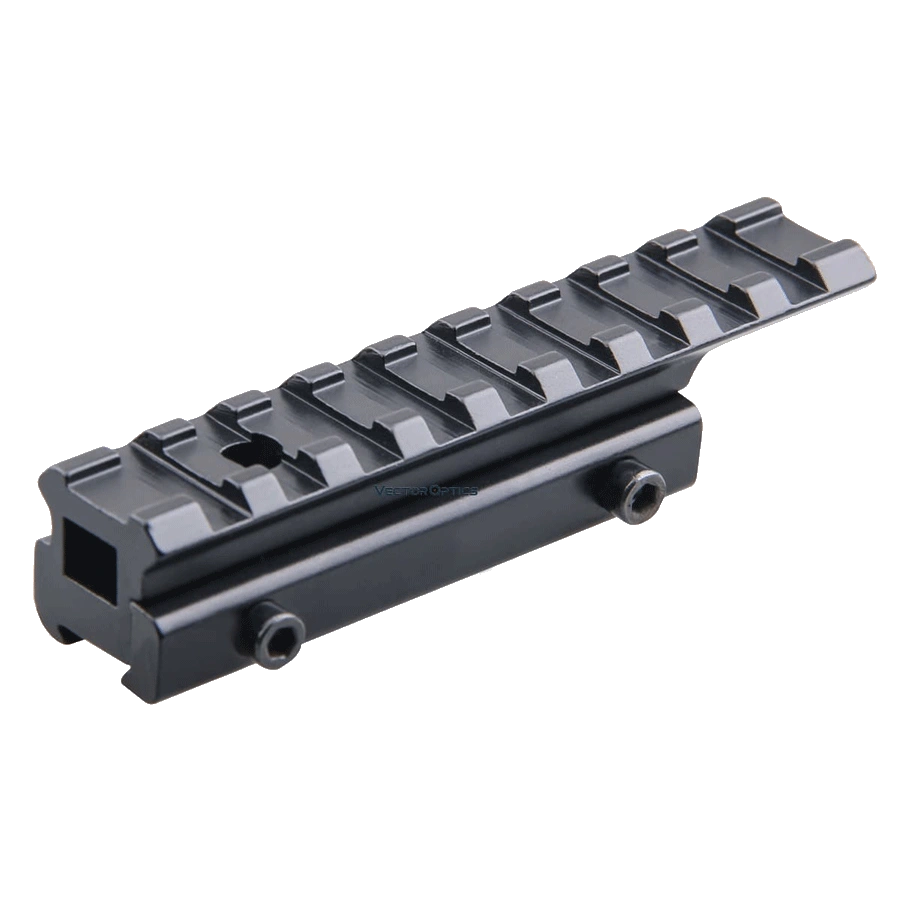 Vector Optics - Elevated Dovetail Adapter for Picatinny Extend Rail - Black - SCRA-31