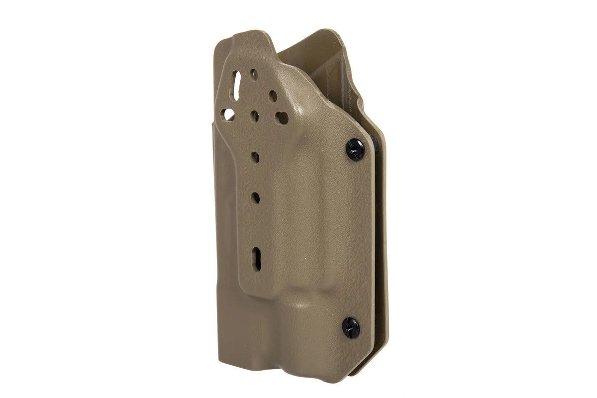 Kydex holster for Glock Primal Gear replicas Tan