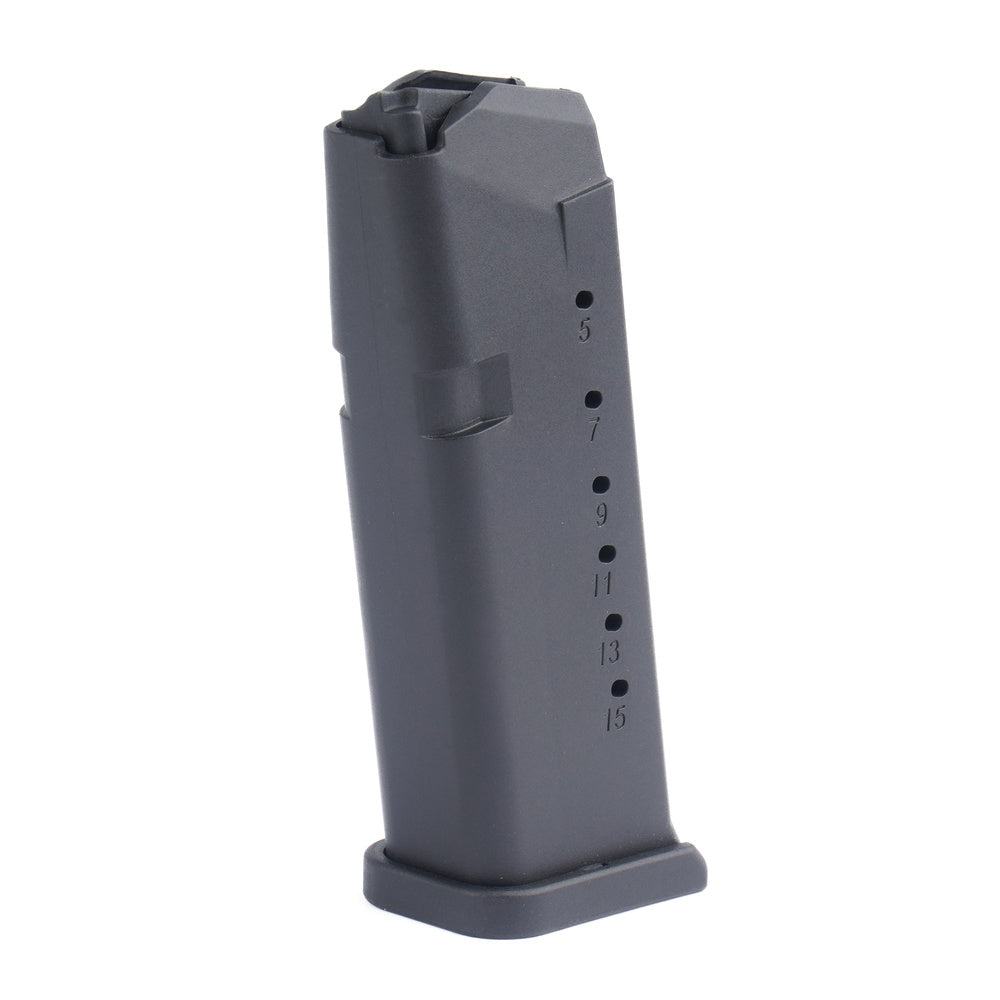 DLG Tactical - Magazine for Glock 19 Pistol - 15 rounds - Black - DLG-023