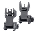 DLG Tactical - Folding Sights High Profile Sight Set - Black - DLG-167