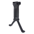 DLG Tactical - Front Grip Grip-Pod with Bipod - Black - DLG-066