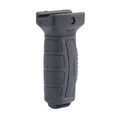 DLG Tactical - Foregrip Streaked Picatinny Rubberized - Black - DLG-162