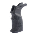 DLG Tactical - Ergonomic Pistol Grip with Storage Compartment for AR-15 - Rubberized - Black - DLG-123-BLK