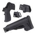 DLG Tactical - Accessory Kit for Mossberg 500/590 Shotgun - 4 pieces - Mil-Spec - Polymer - Black - DLG-118-KIT-BLK