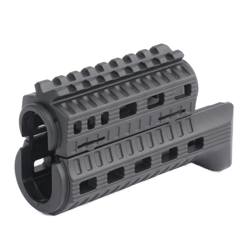 DLG Tactical - Handguard with Gas Tube Cover for AKSU - Picatinny - M-LOK - Polymer - Black - DLG-122-BLK