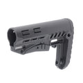 DLG Tactical - Telescopic Buttstock TBS Compact - Mil-Spec - Polymer - Black - DLG-130-BLK