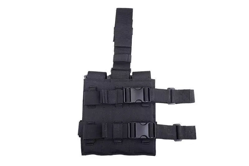 Triple leg pouch for the MP5 type magazines - black