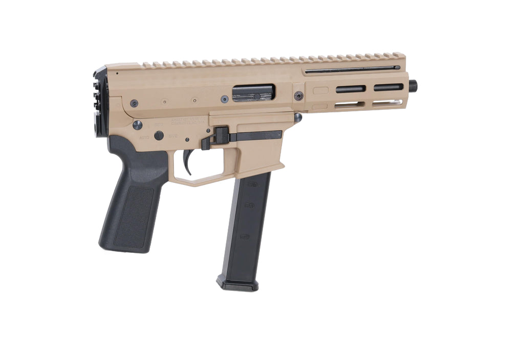 Lambda Defence x Angstadt Arms MDP-9 Tan airsoft machine gun