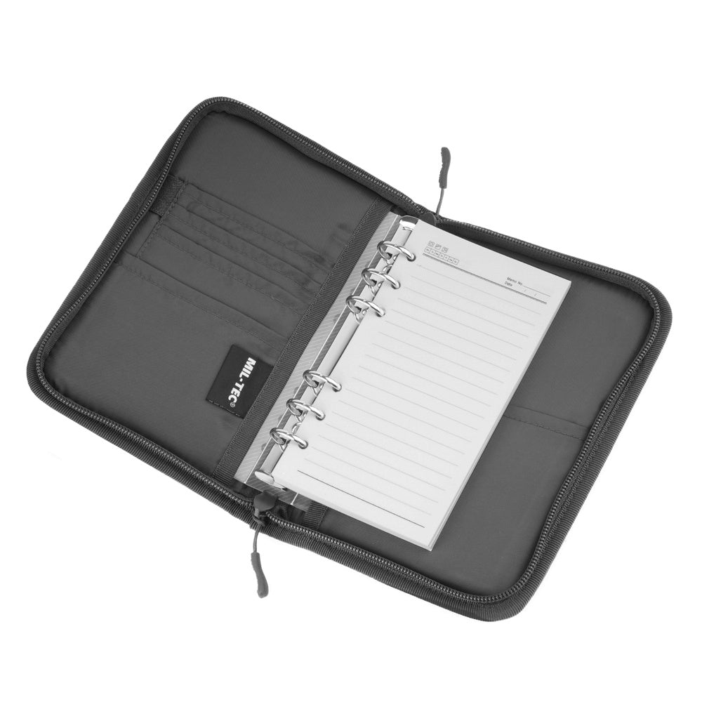 Mil-Tec - Organizer with Notebook Hextac Tactical - Small - Polyester - Black - 15986002