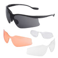 Swiss Eye - Ballistic Glasses Stingray - Interchangeable Lenses - Prescription Insert - Black - 40201