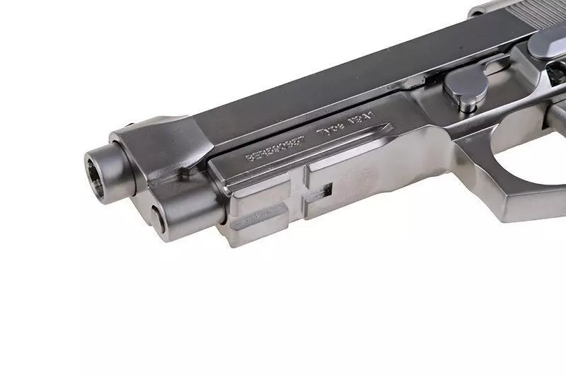 M9A1 v.2 pistol replica (LED Box) - silver