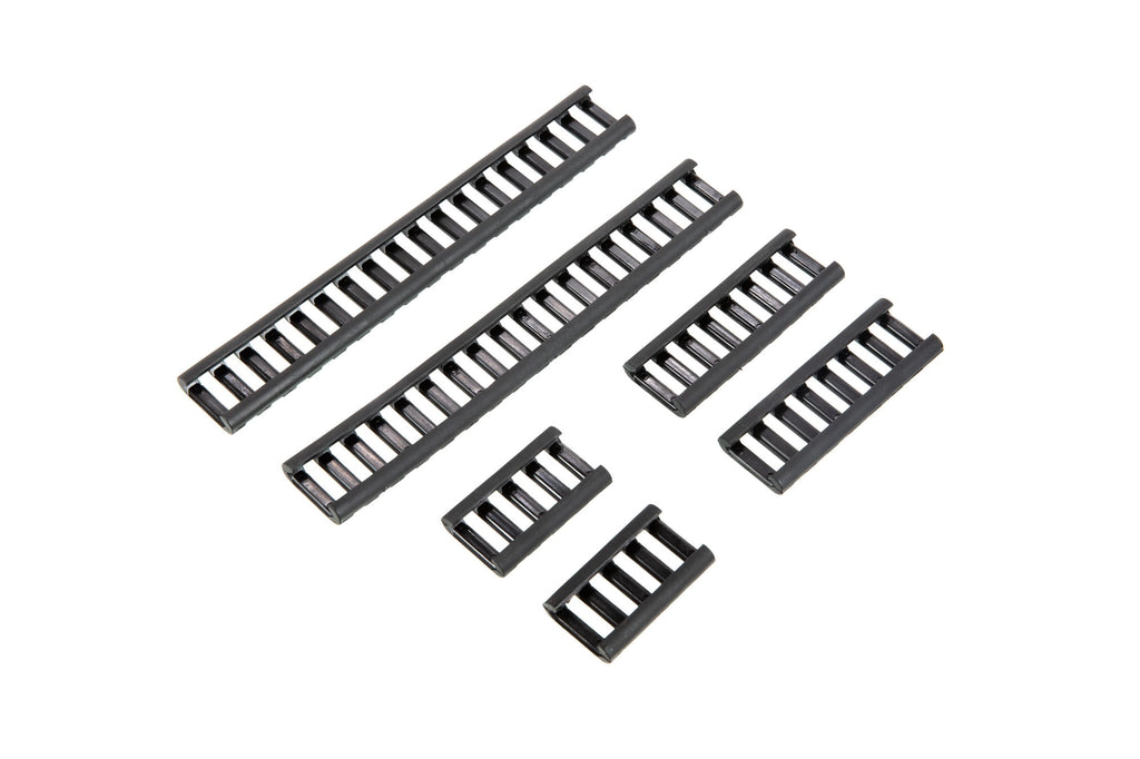 Set of RIS rail covering panels - black