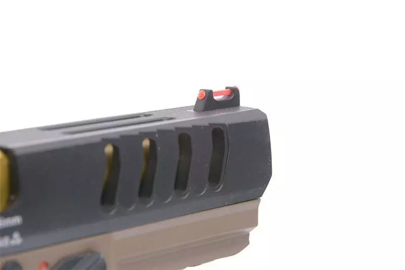 Shark Full Auto CO2 Pistol Replica - Black/Tan