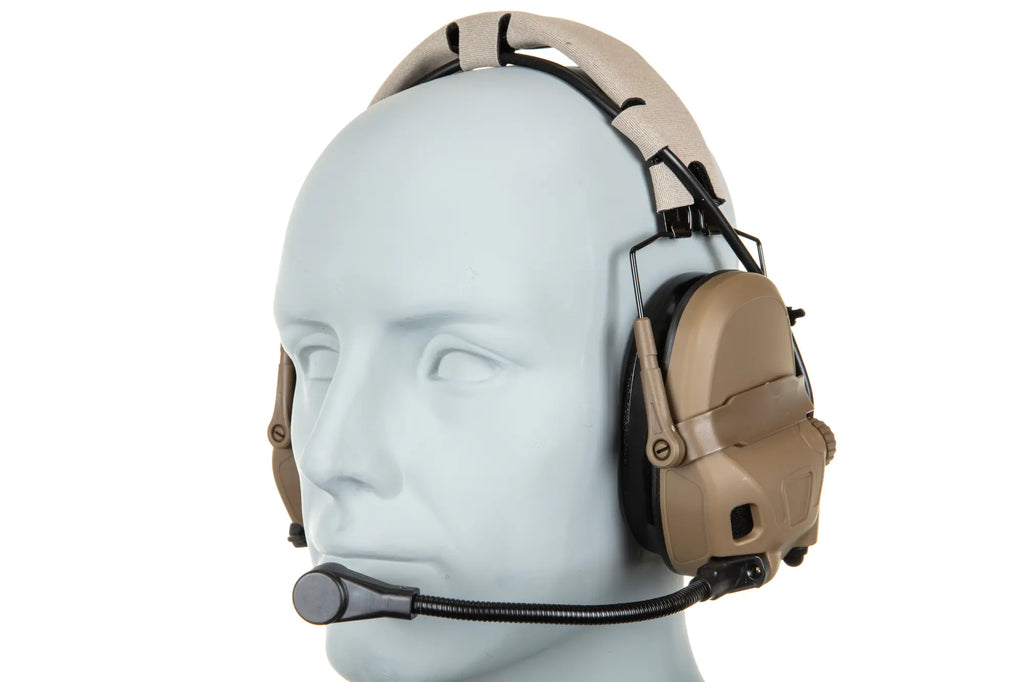 Wosport HD-17-A Gen 6 Tan tactical headset