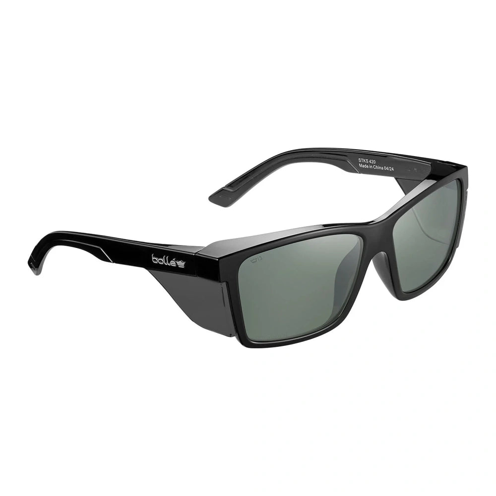 Bolle - Safety Glasses STKS 420 - Polarized - Tinted Lenses - Black - Polycarbonate - STK42N50E