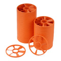 Caldwell - Darts ClayCopter 90 mm for Dart Thrower - Polymer - 50 pieces - Orange - 1222327