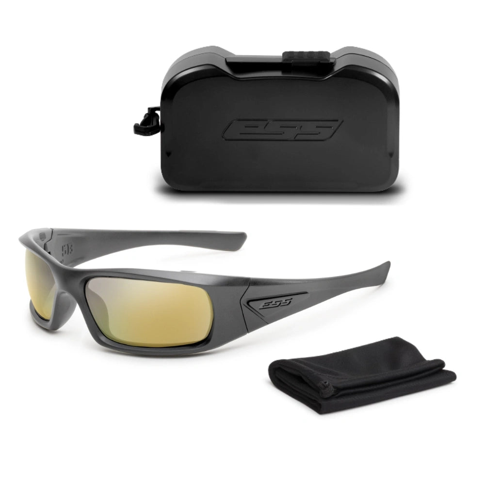 ESS - Ballistic Sunglasses 5B - Carbon Gray - Mirrored Brass - EE9006-25