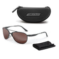 ESS - Ballistic Sunglasses InVINCEible Aviator - Black - Mirrored Whiskey - EE4062-03
