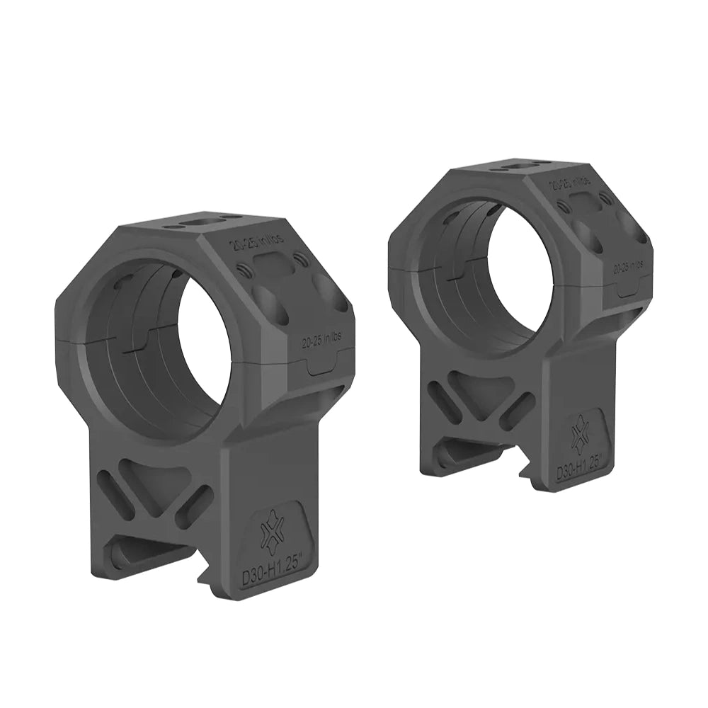 Vector Optics - Two-Piece Scope Mount X-ACCU - High - 30 mm - Picatinny - XASR-3073