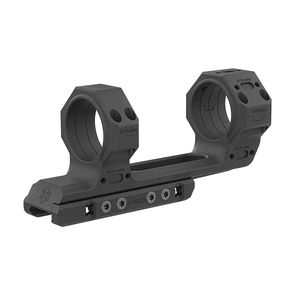 Vector Optics - One-Piece Scope Mount X-MOD - Medium - 34 mm - Picatinny - Black - XASR-3476
