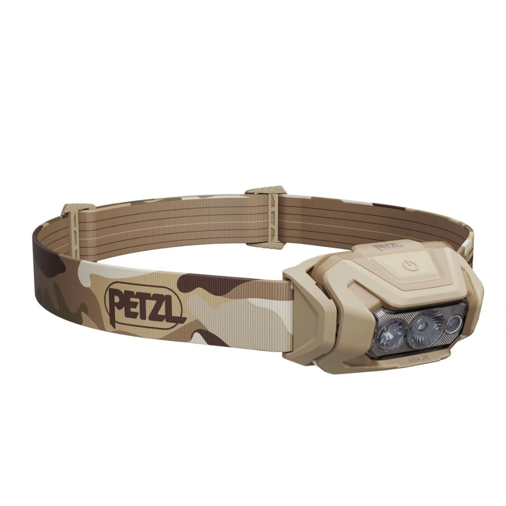 Petzl - Aria 2 RGB LED Headlamp - 450 lm - Hybrid Concept - Desert Camo - E070BB01
