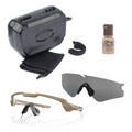 Oakley - Ballistic Safety Glasses M Frame ALPHA Matte - Interchangeable Lenses - ANSI Z87.1 - Tan - OO9296-2744