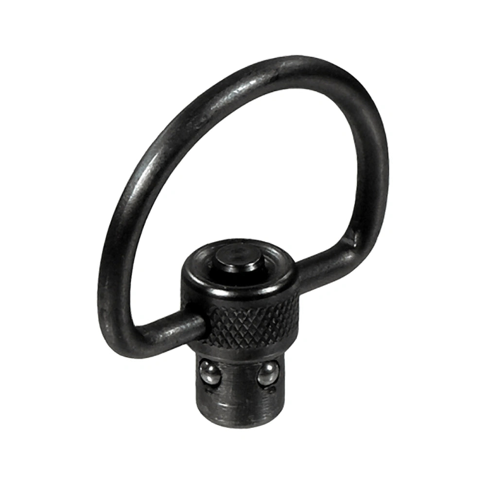 UTG - QD Tactical Sling Swivel C-Shape Loop 1.25" - Steel - Black - TL-QDSW08C