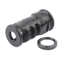 UTG Pro - Muzzle Brake for PCC 9 mm Stubby Rifles - 1/2"-28 - Black - TLUMD03